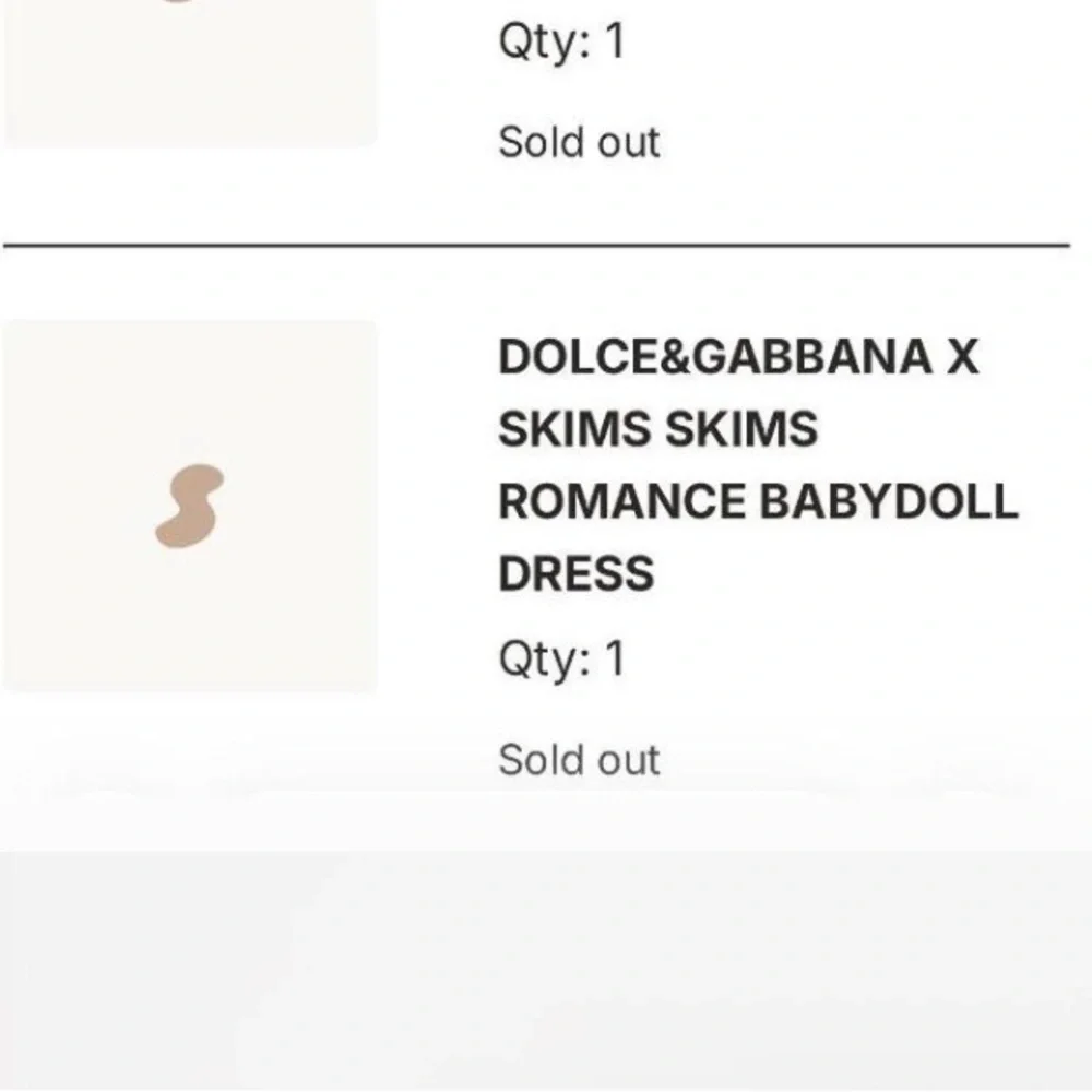 Skims x Dolce Gabbana babydoll dress - Picture 9 of 9